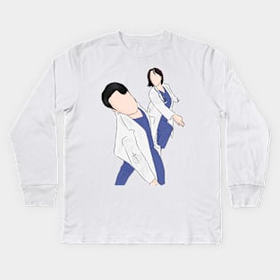 Dr Cha Korean Drama Fan Art Kids Long Sleeve T-Shirt